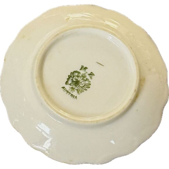Vintage Moravia Porcelain Manufactory Plate | Austrian Porcelain - Picture 4 of 6